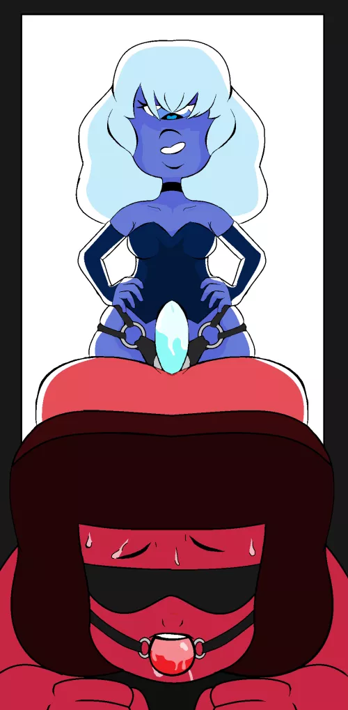 Sapphire doms Ruby (Unknown Artist)