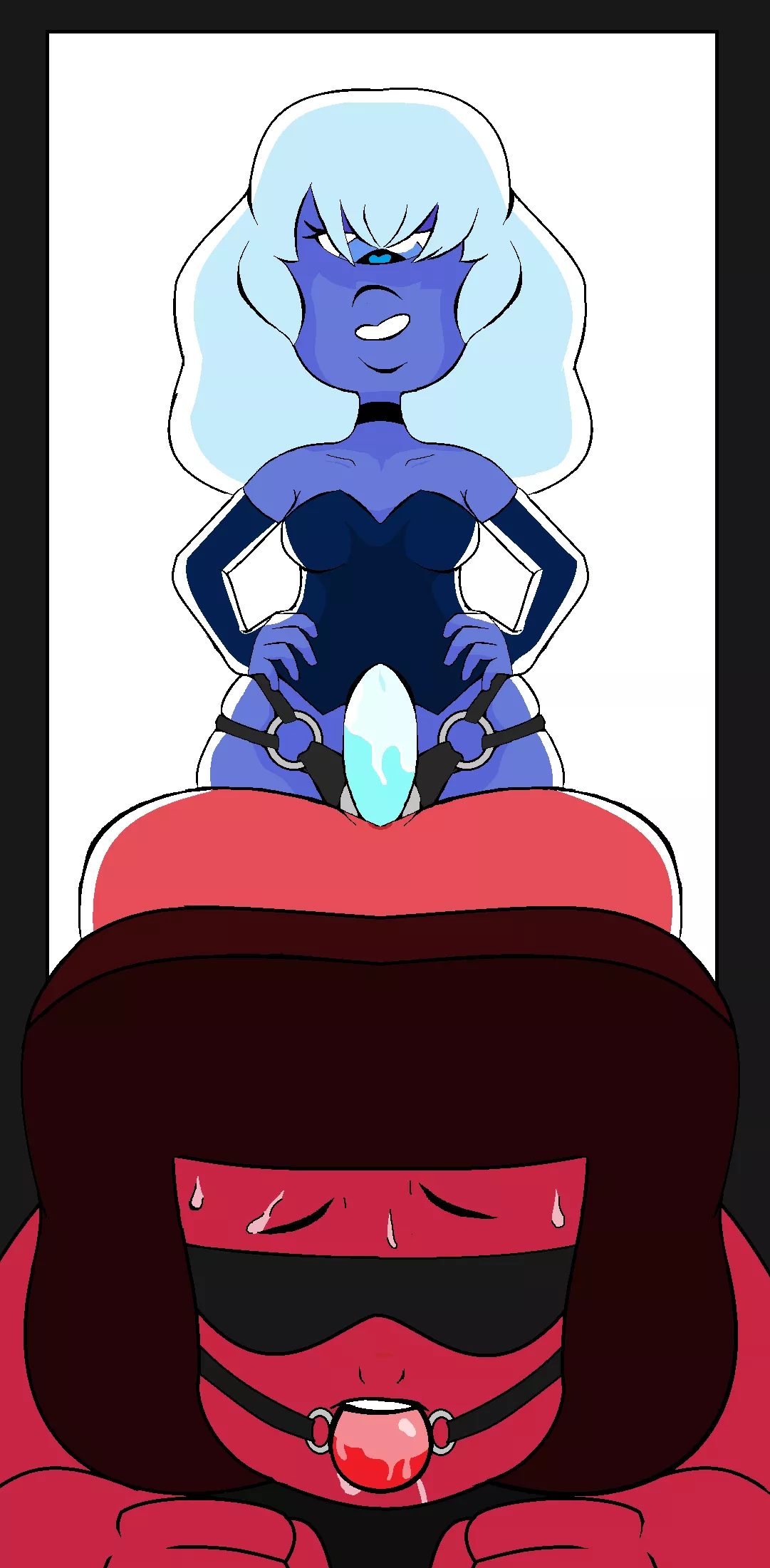 Sapphire doms Ruby (Unknown Artist)
