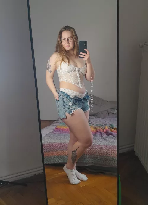 The bed is right there, just saying