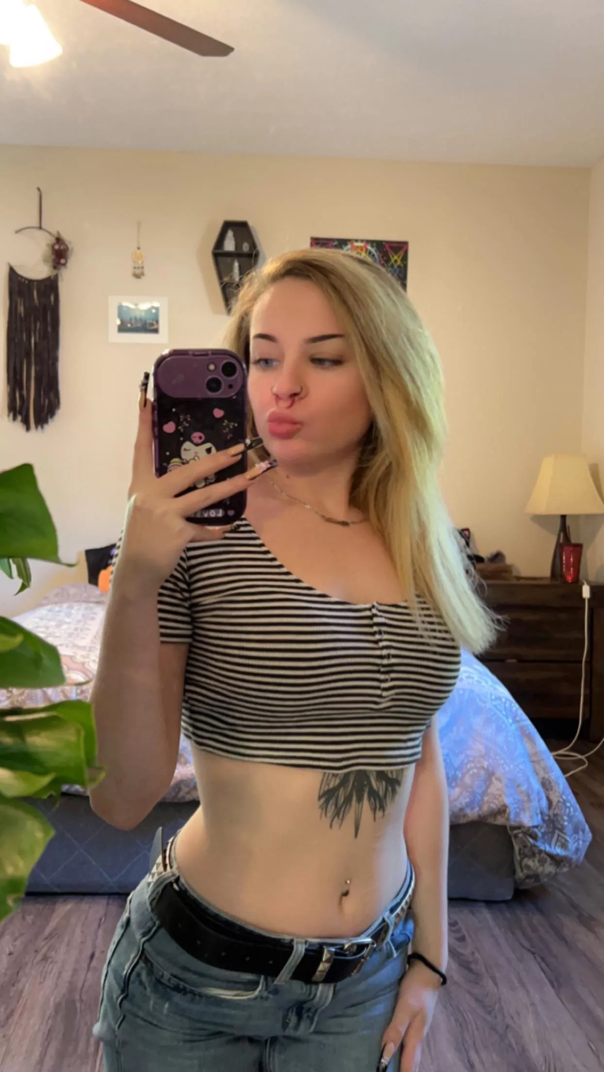 Thrifted this crop top