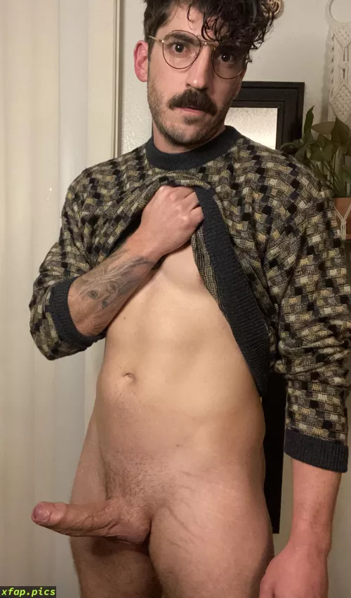 Trying to make dad sweaters cool