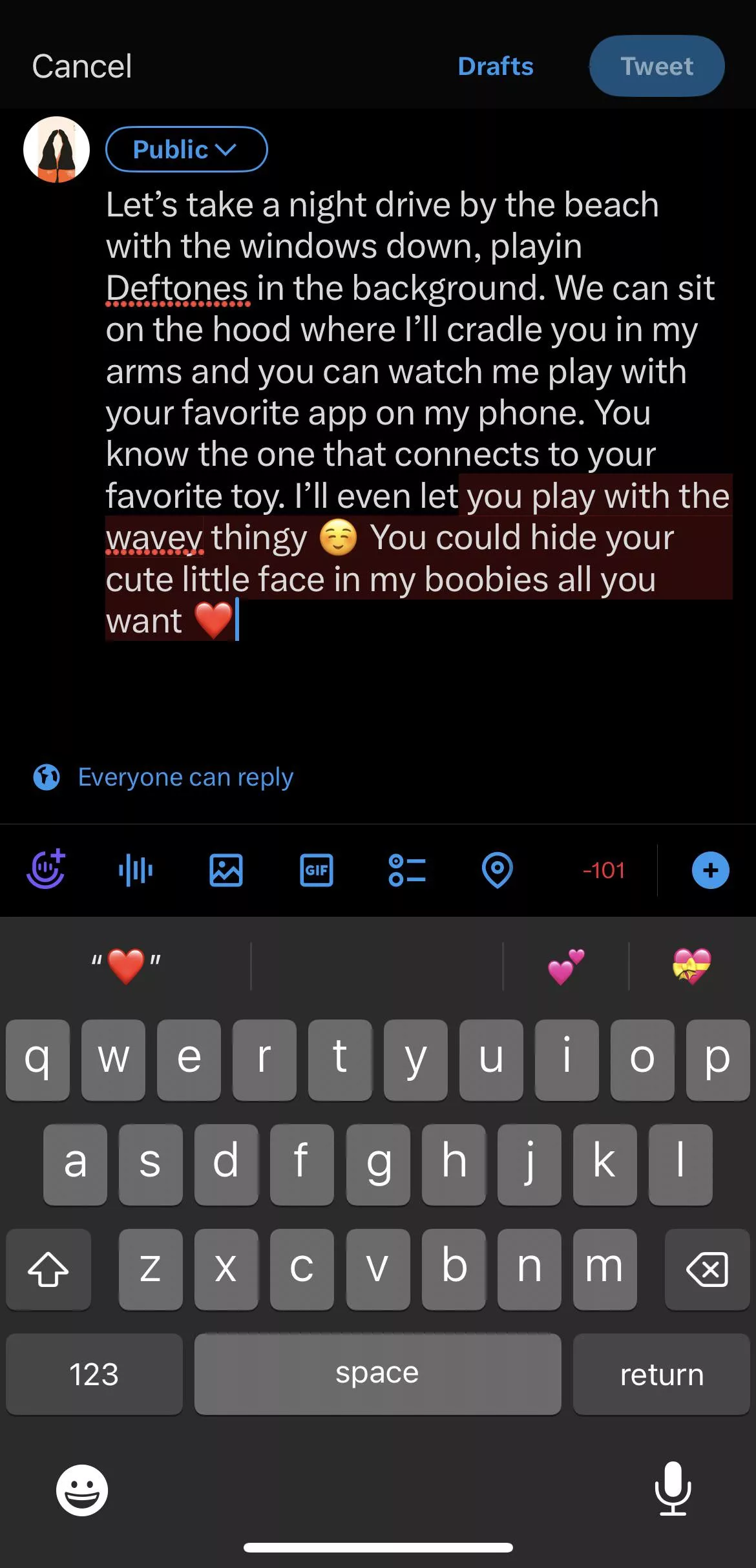 Twitter will never know in what a mood I’m in bc it’s too long 😑 lol what’s your idea of romantic moment? 🥰