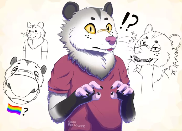 After more than two years of being an artist, I finally somehow made an artwork of my fursona! Don’t know why it took so long for me to make one but here it is.