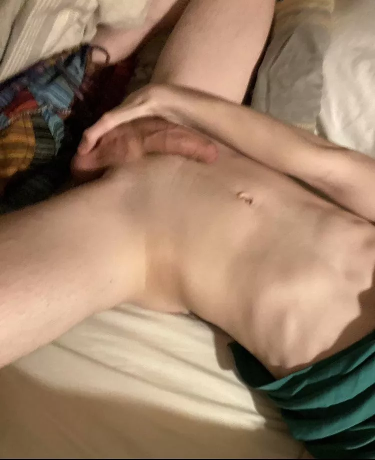 any hung boys wanna cum in my little virgin hole?