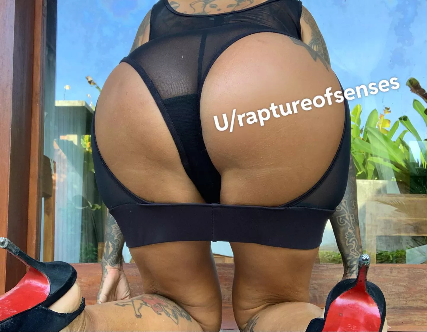 Bodysuit and spanking skirt