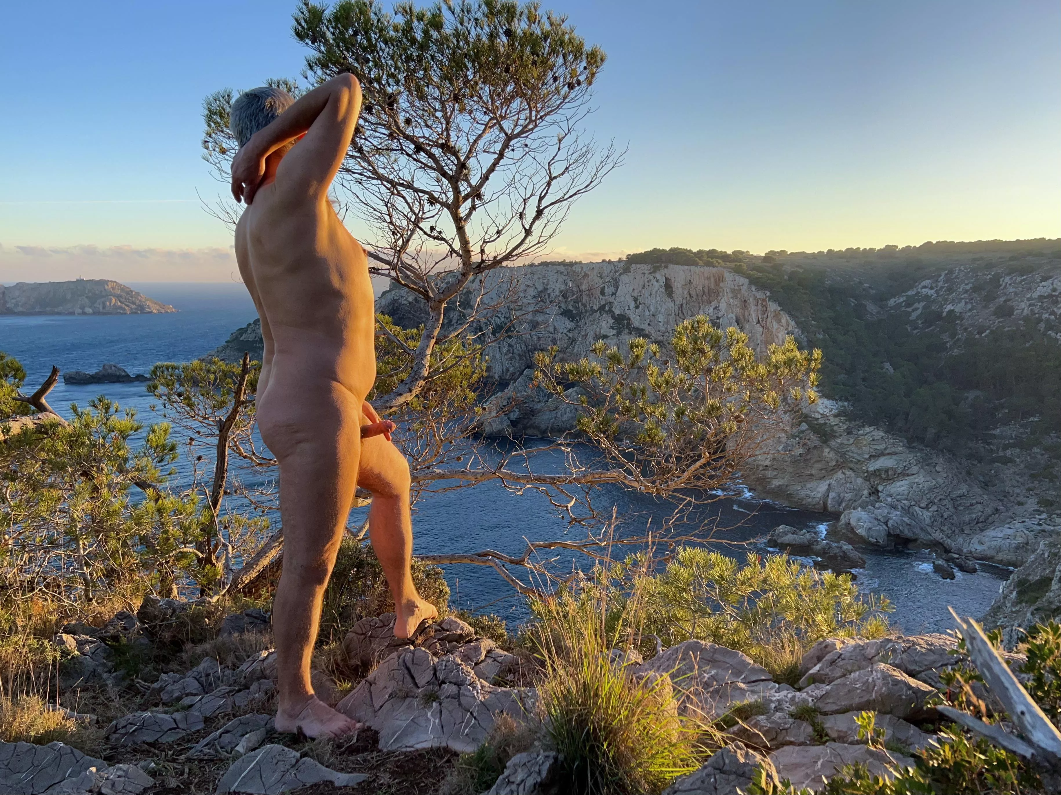 Enjoying the evening sun…