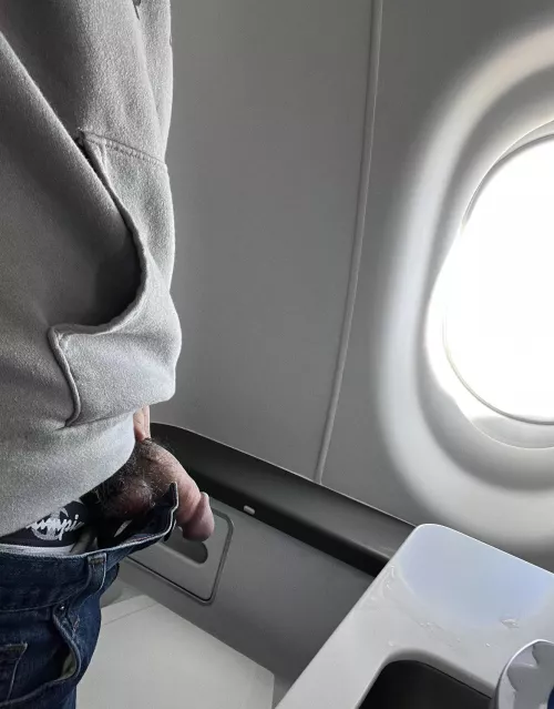 Flashing at 37,000 feet?