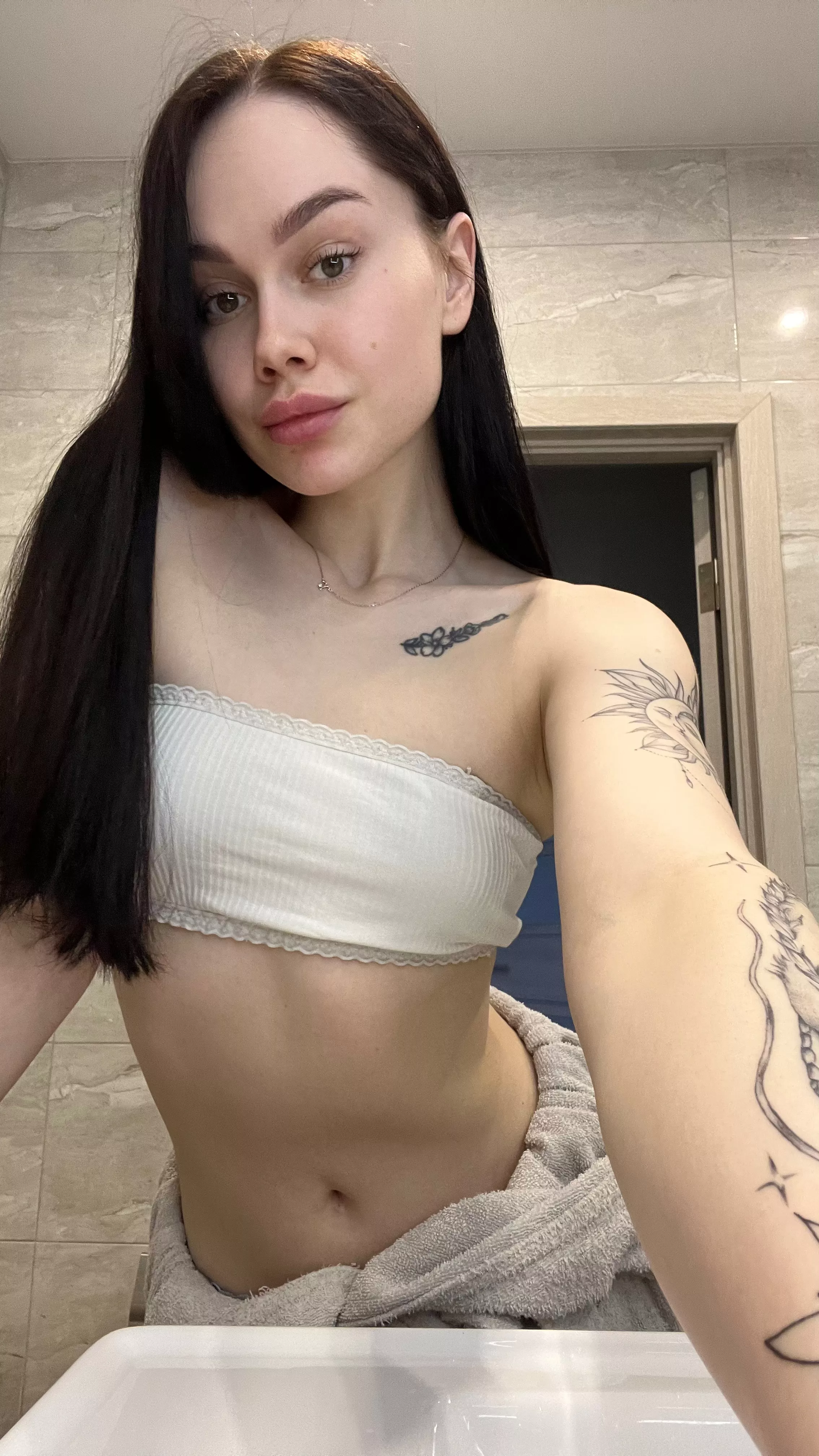 Getting my tits ready for you