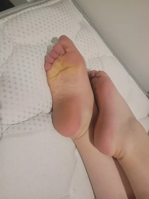 I need to put my toes on your mouth!
