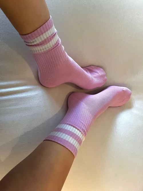 Long socks should work well as masturbation gloves, especially when sweaty shouldn't they?