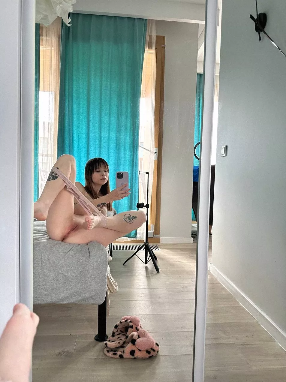 My body is tiny but, but I'm already ready for your juice inside