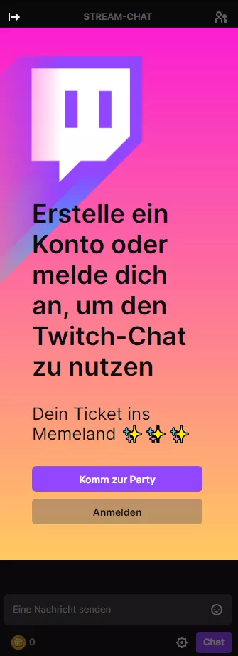 Need To Login To Chat - How To Remove Overlay?