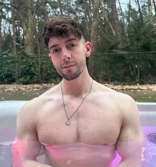 Nothing beats a hot tub in spring weather