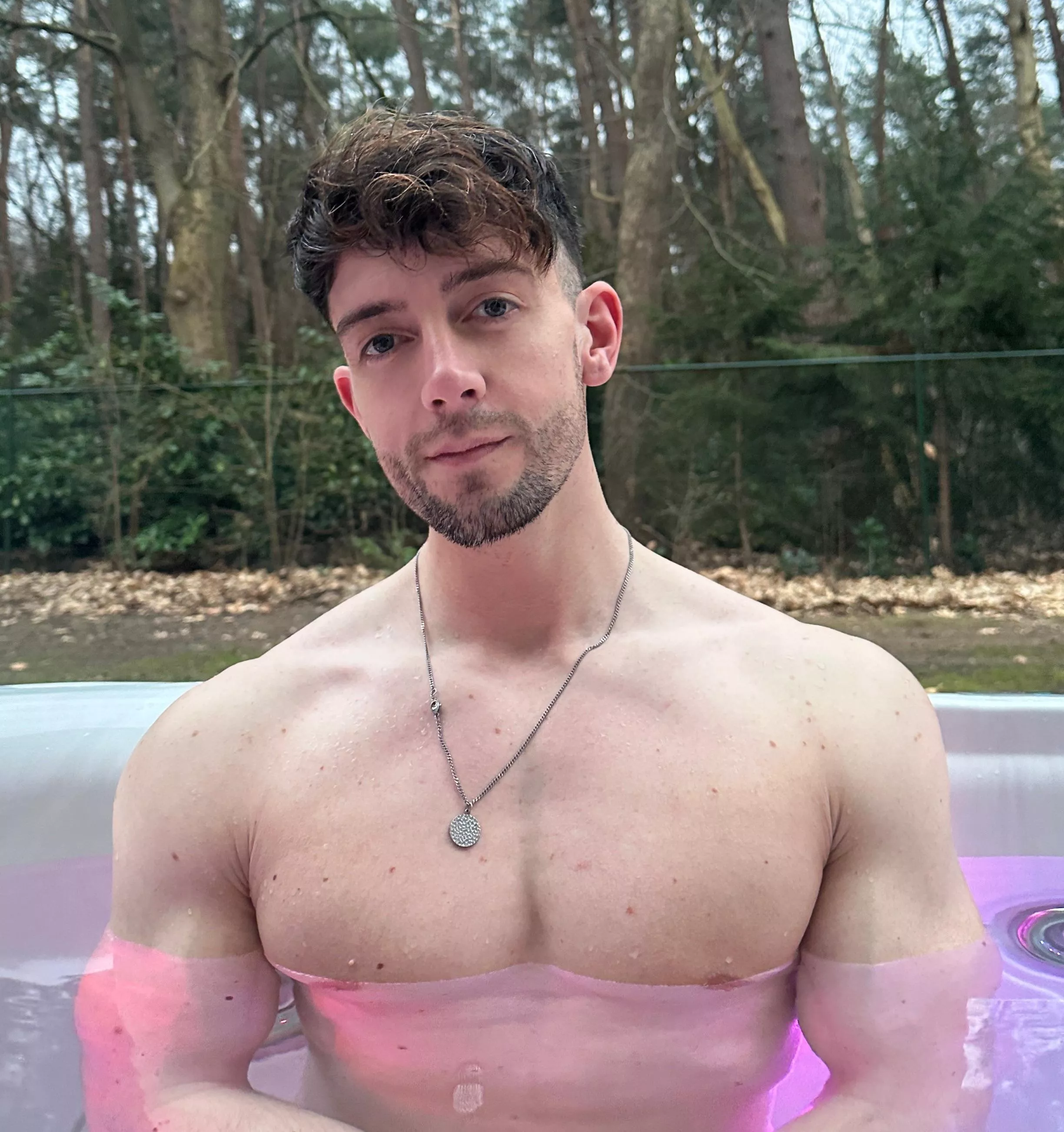 Nothing beats a hot tub in spring weather