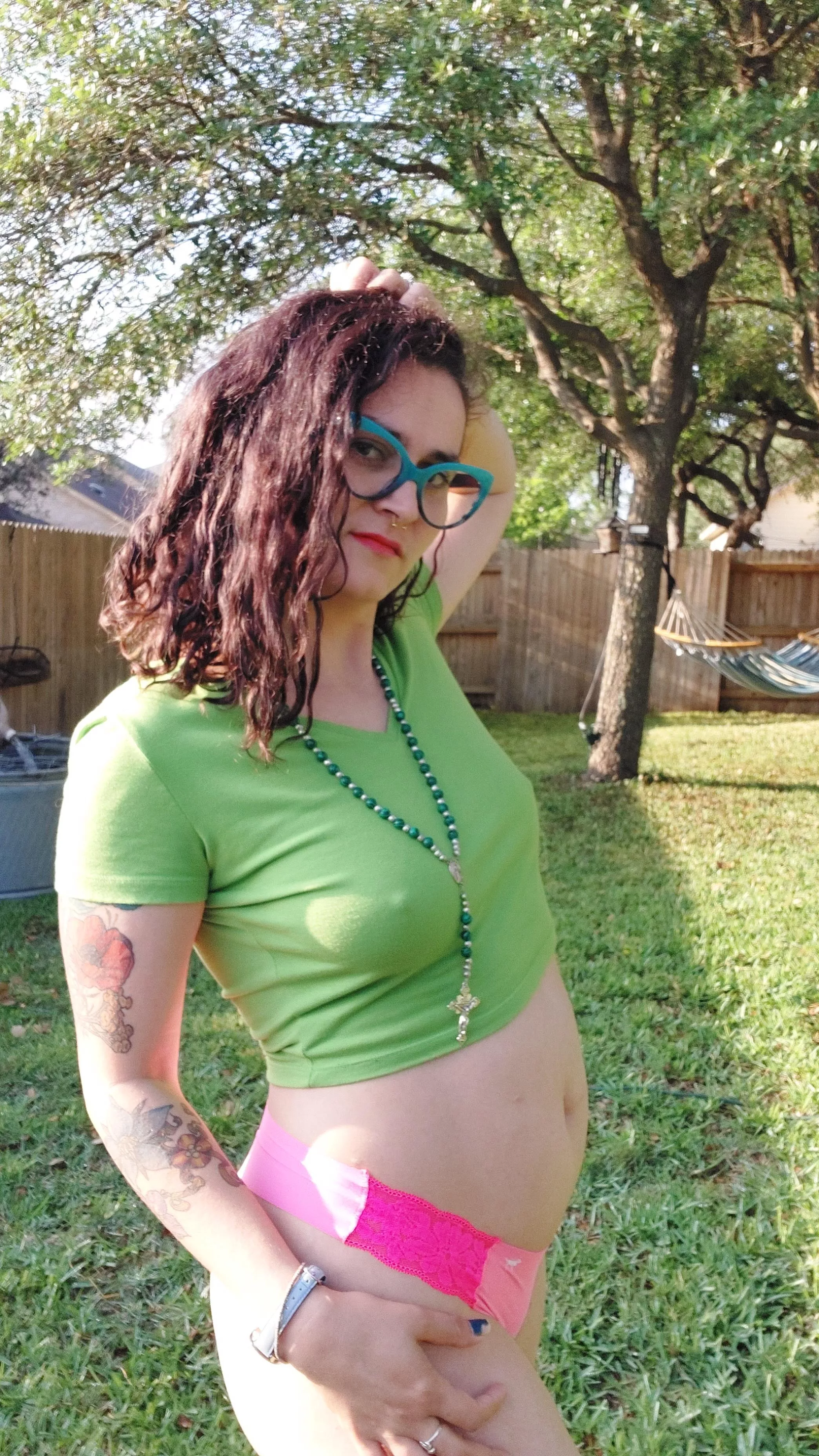 Praying outside in my garden. Join me? Where two or more are gathered...