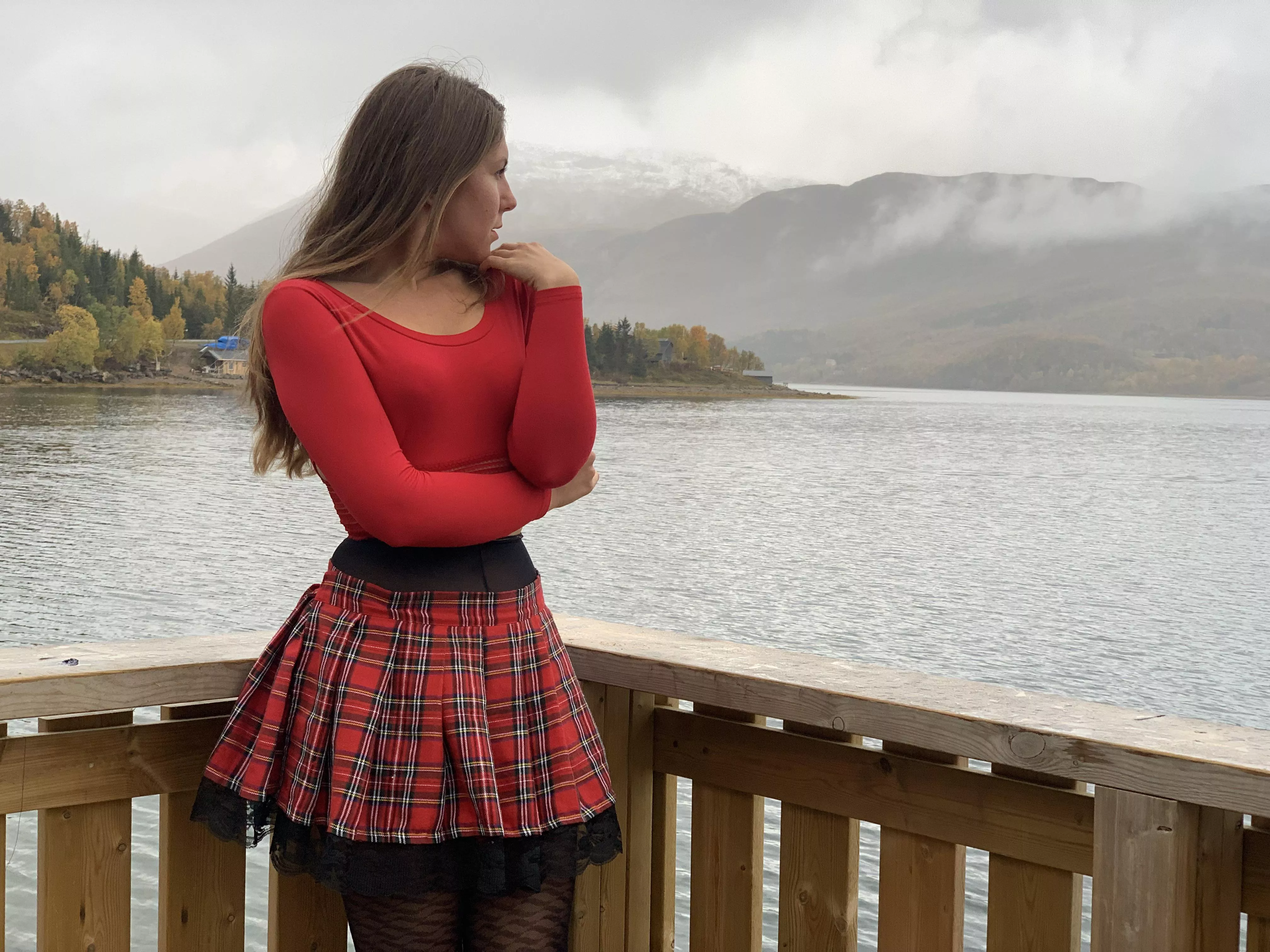 Schoolgirl in Norway