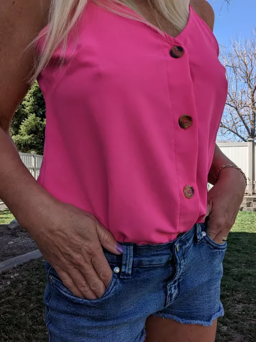 So happy to be outside.