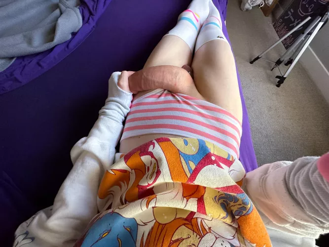 Think you can make my cute dick this huge~? 🥰