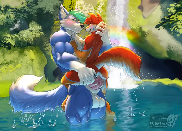 Waterfall Romance (vallhund)