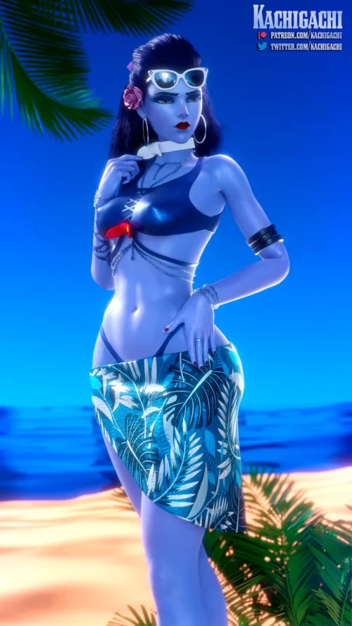 Widowmaker at the beach (kachigachi)