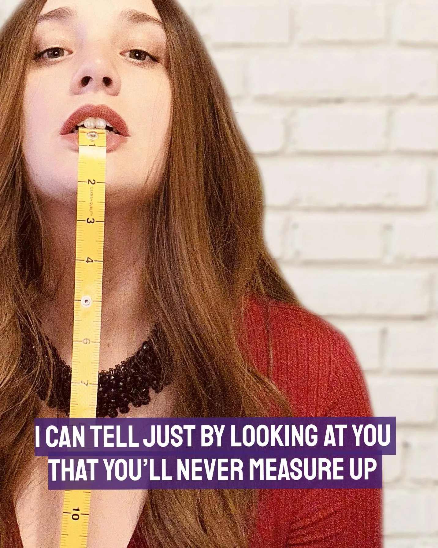 You have small dick energy