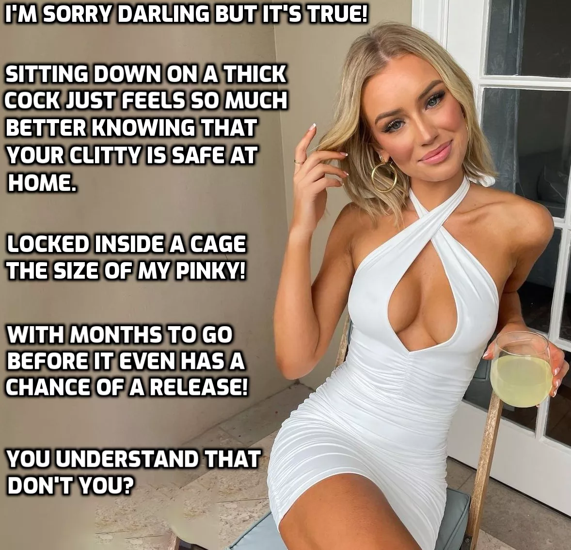 You have to do it for her pleasure.