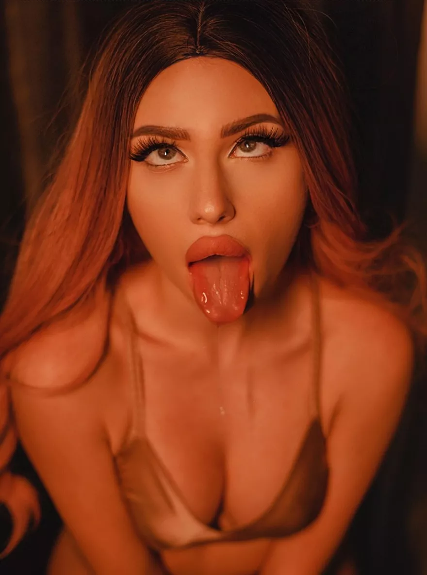 22F - My first attempt doing Ahegao, do you like it?