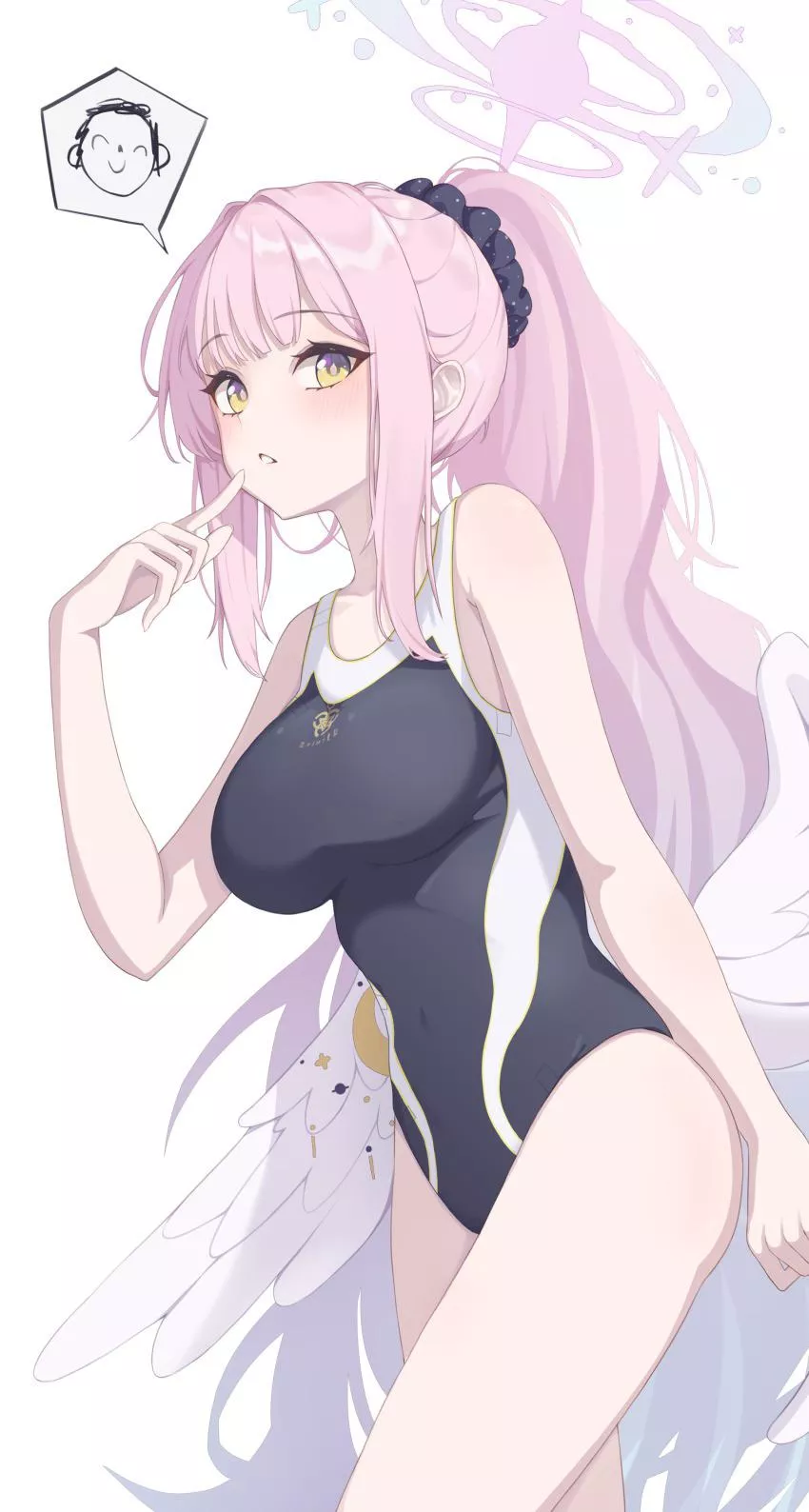 Angel have big boobs