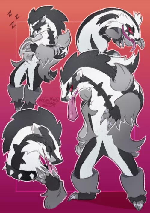 Creed sketch page [art by me, character by DragonseekerArt on FA]