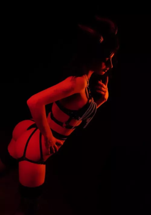 Don't be afraid of me. I'm just a succubus, I will do you no harm. Only pleasure