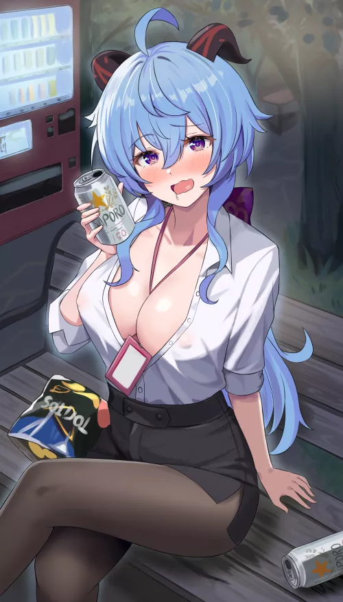 Drunk Ganyu [Genshin Impact]