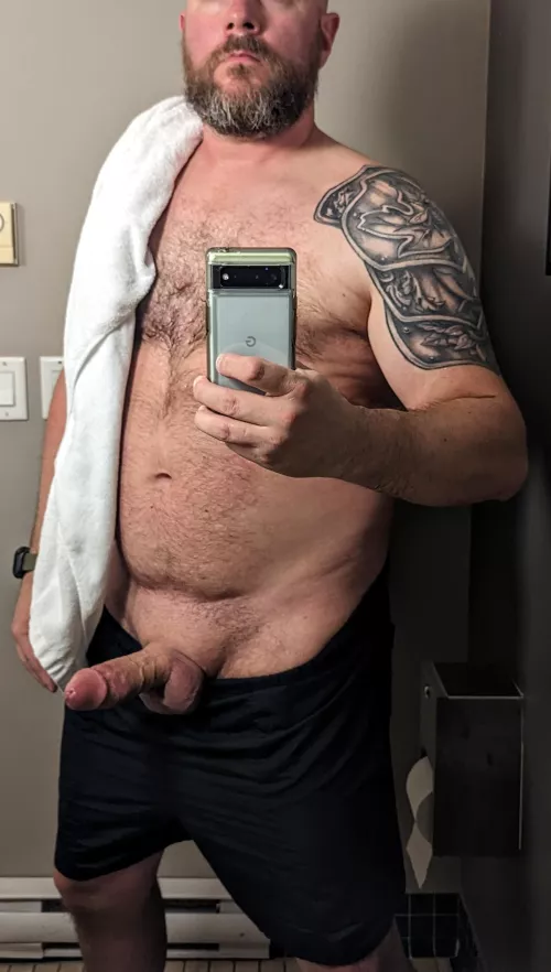 I really could have used some company in the hot tub