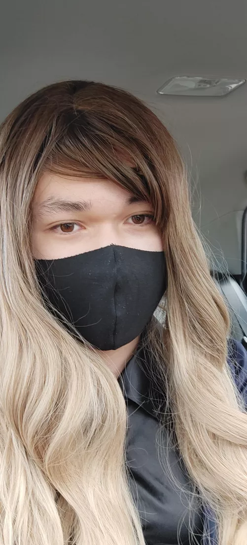 Just ran a few errands dressed fem for the first time, I'm shaking