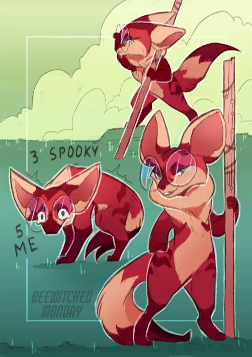 Keykeeper sketch page [art and character by me]