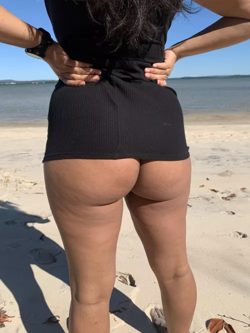 My brown ass out in public. I love doing this, feeling the sun, and thrill of getting caught.