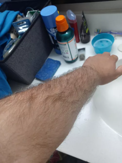 My hairy forearms