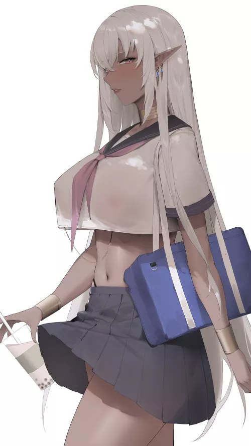 No bra dark elf JK [Artist's Original]