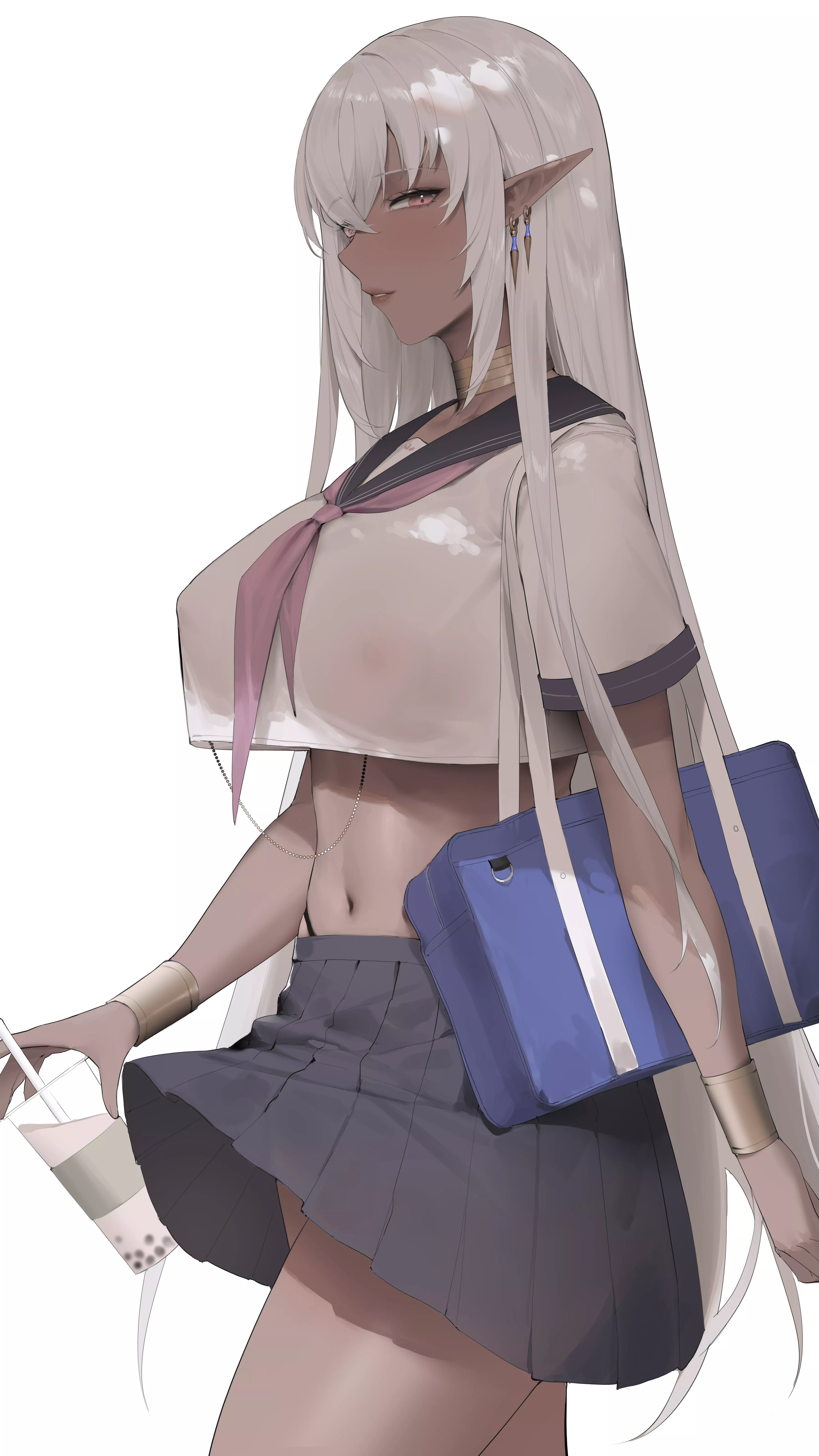 No bra dark elf JK [Artist's Original]