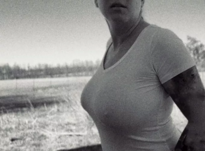 Outside in the good weather. (F)