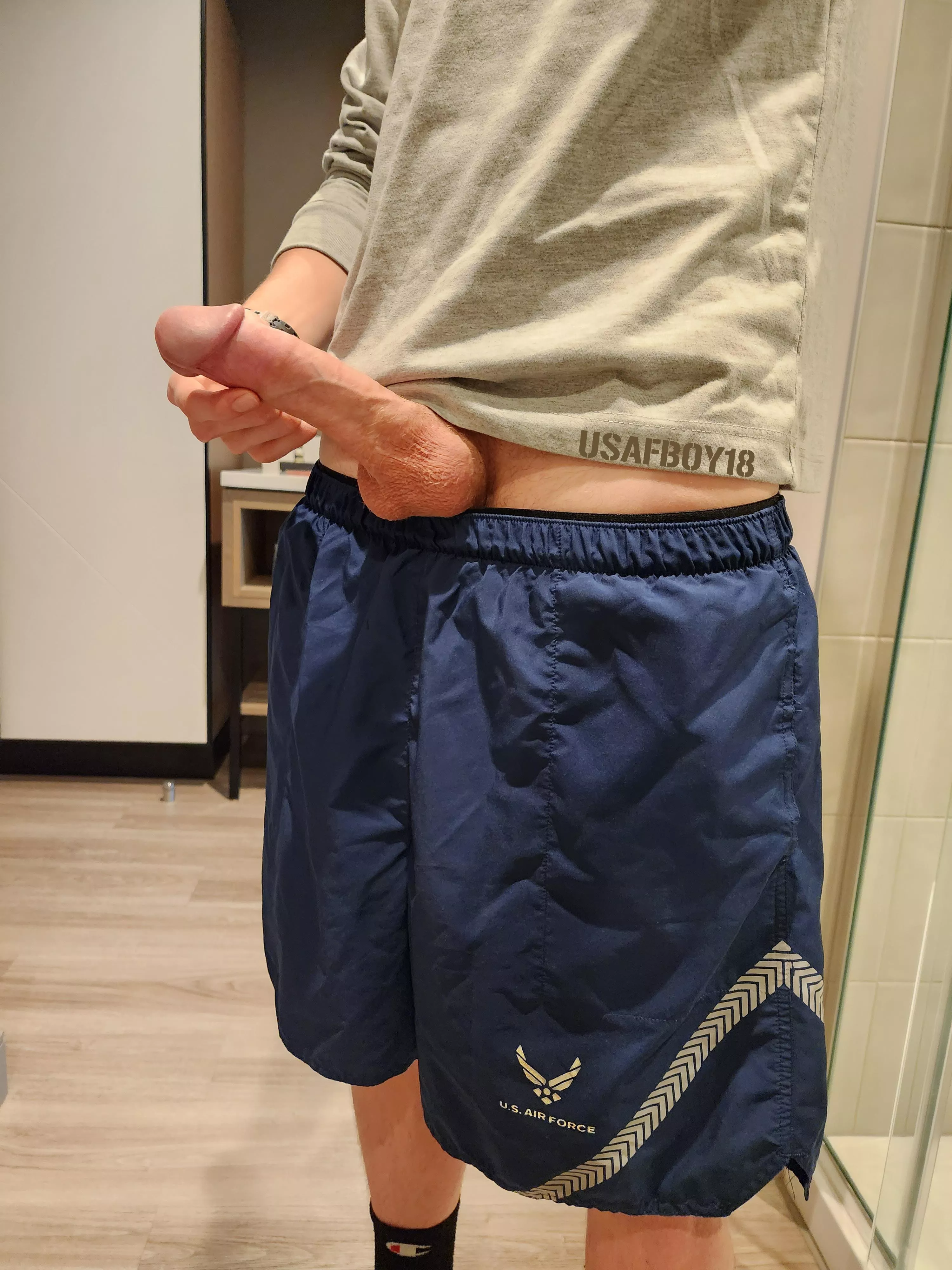 passed my fitness test and ready to bust down your throat