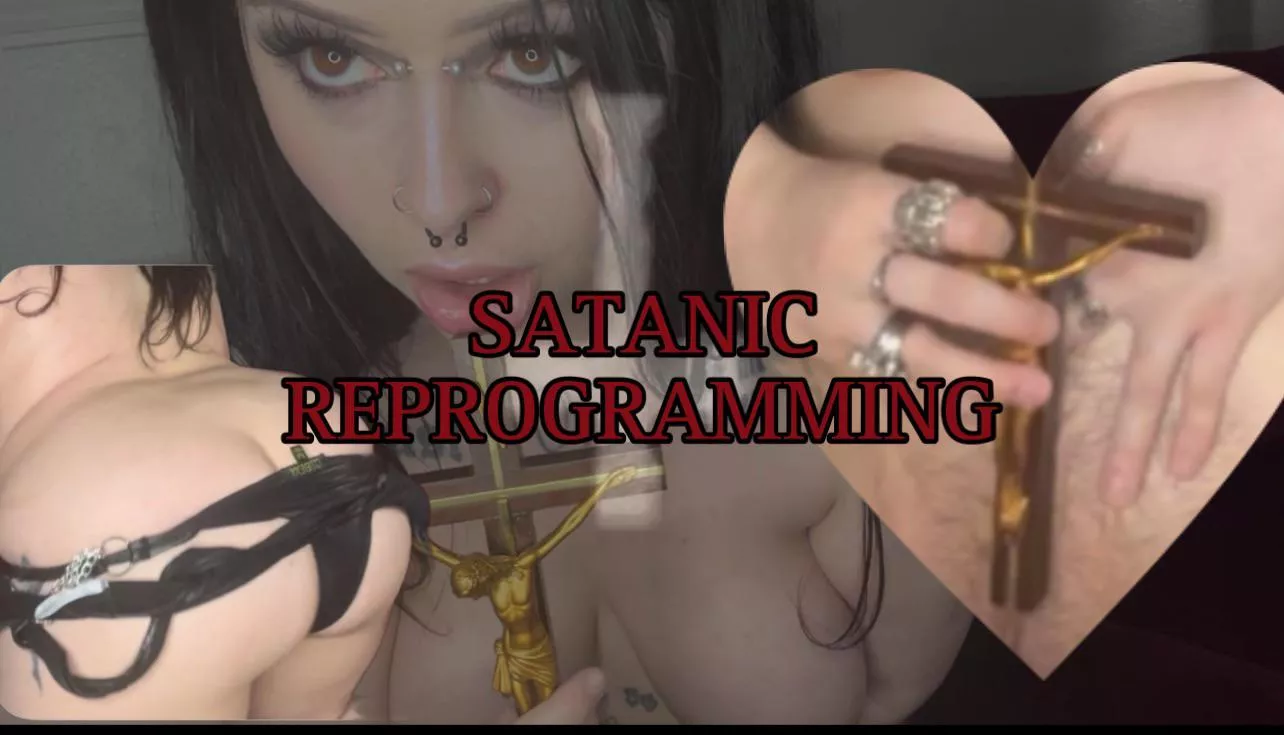 SATANIC REPROGRAMMING! Perfect for Gooners. Up in my store now.