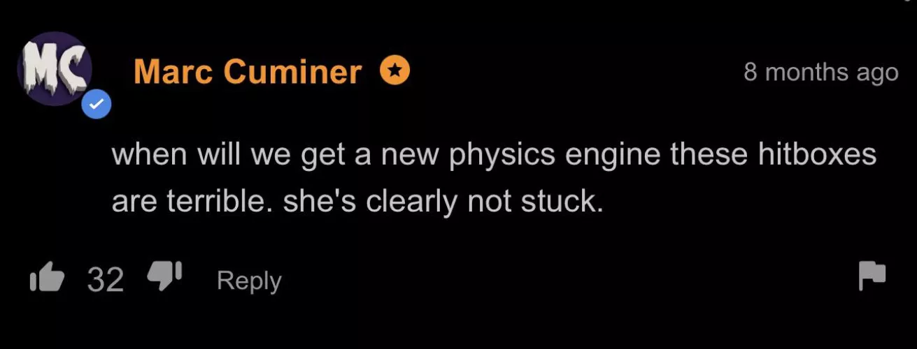 Still waiting for the developers to patch this smh