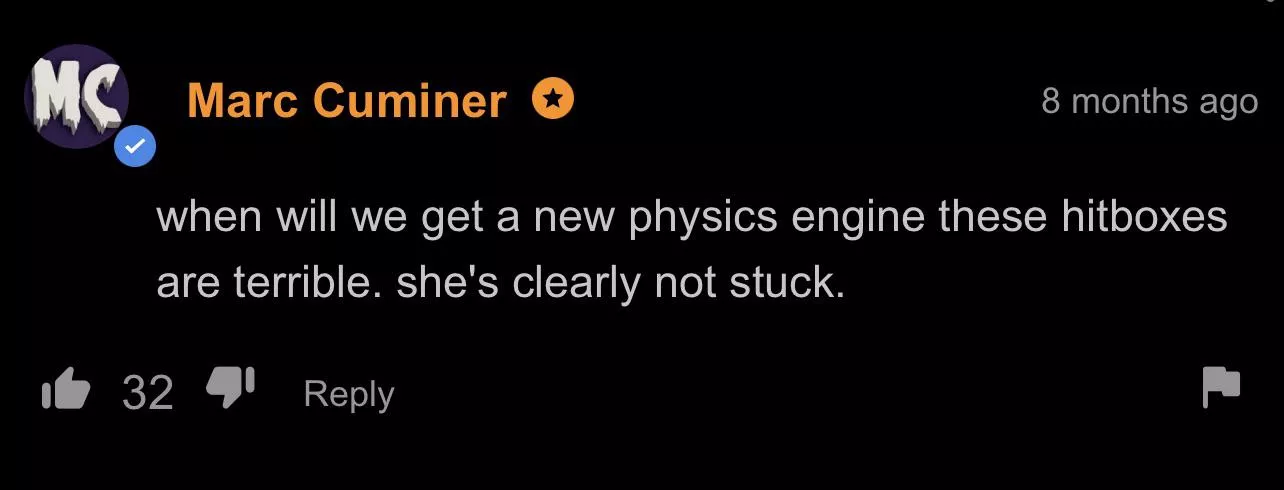 Still waiting for the developers to patch this smh