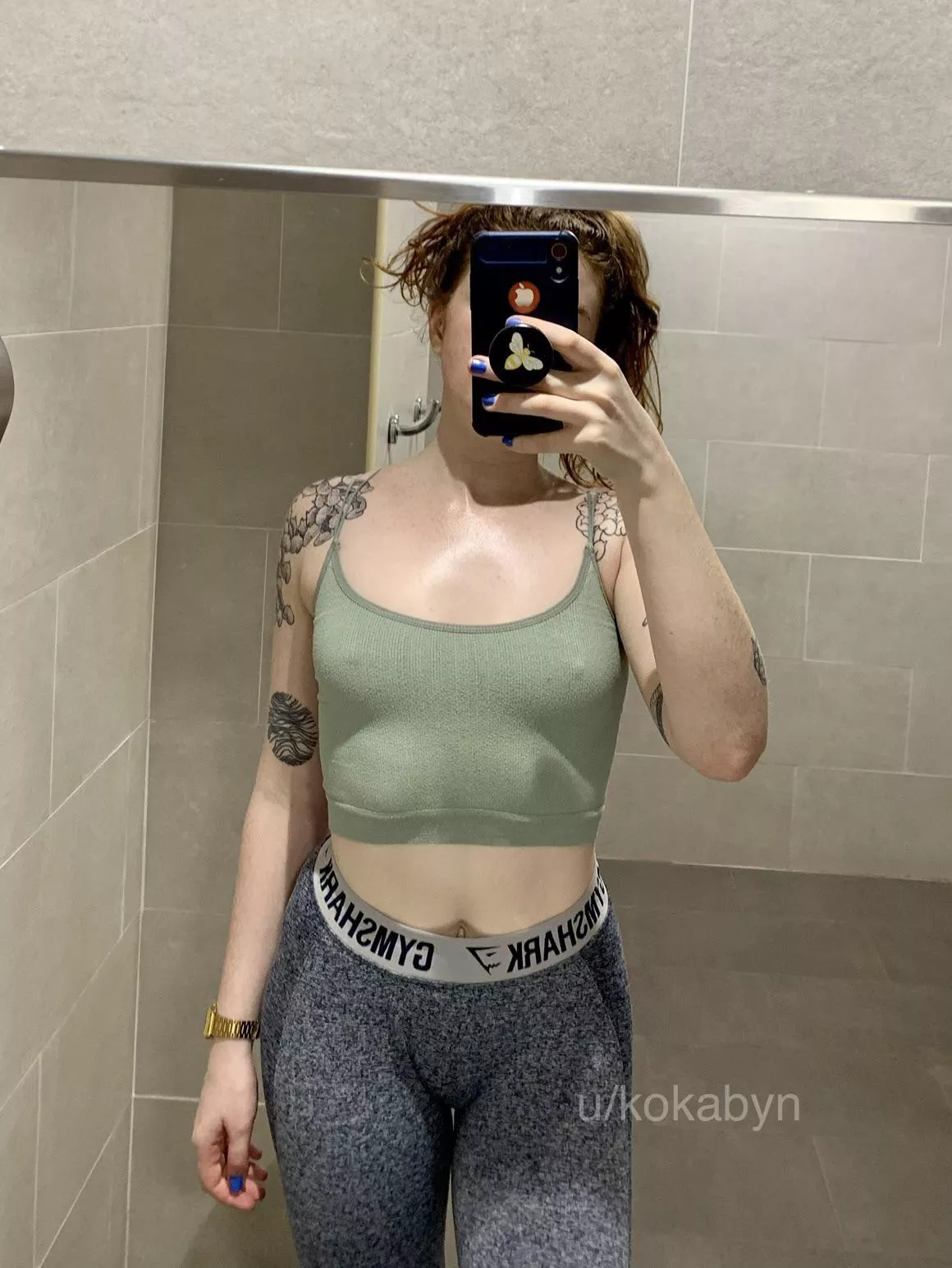 Sweaty at the gym [f]