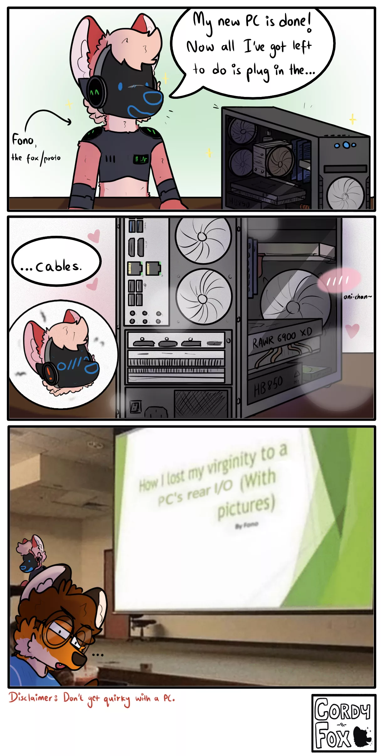 Don't get quirky with electronics! (By me)