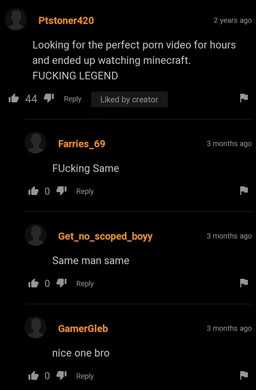 Ended up finding a Minecraft tutorial instead of a good porn video.