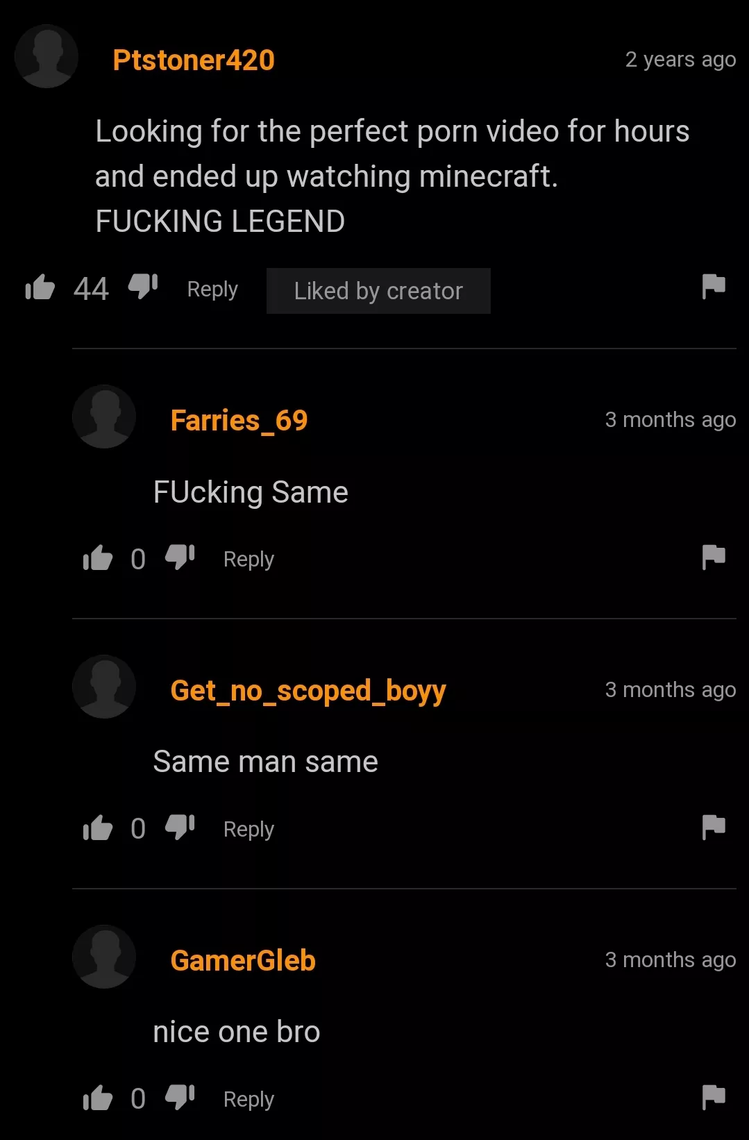 Ended up finding a Minecraft tutorial instead of a good porn video.