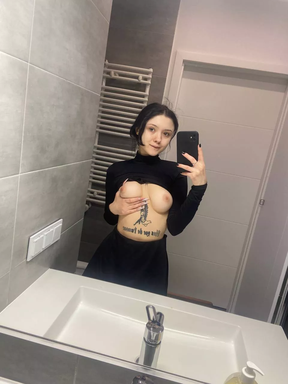 Feeling horny in my study break so I am showing you my tits