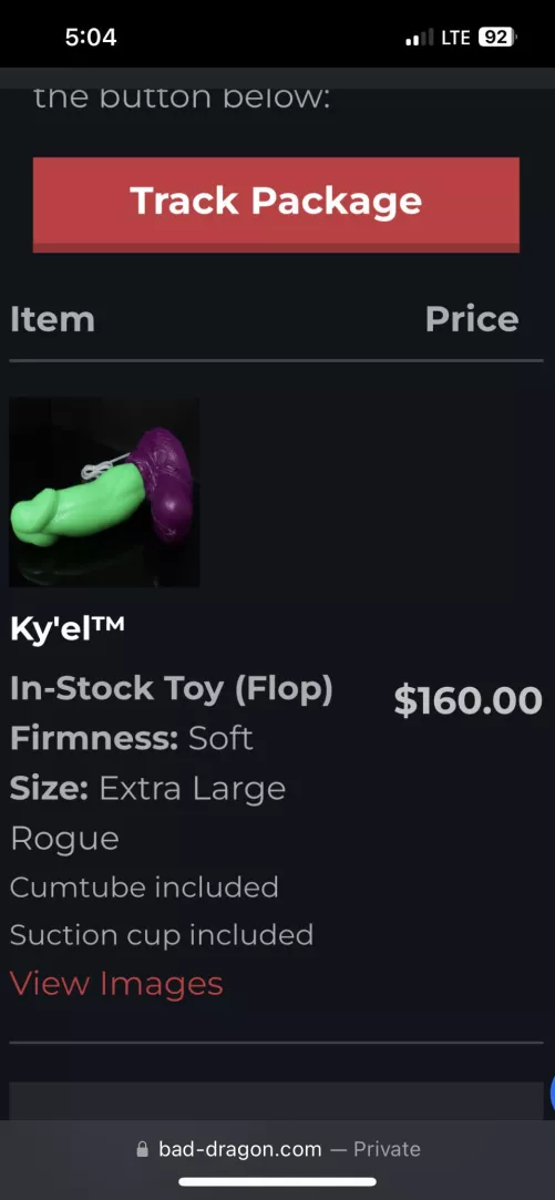 Feeling lucky today! Finally got my hands on a XL Ky'el in soft! Cant wait for it to arrive.