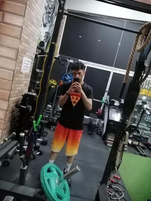 first day at gym ⛹️